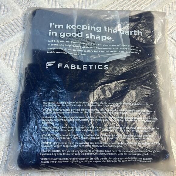 FABLETICS - Cozy Fleece Hoodie in Navy - Picture 7 of 7